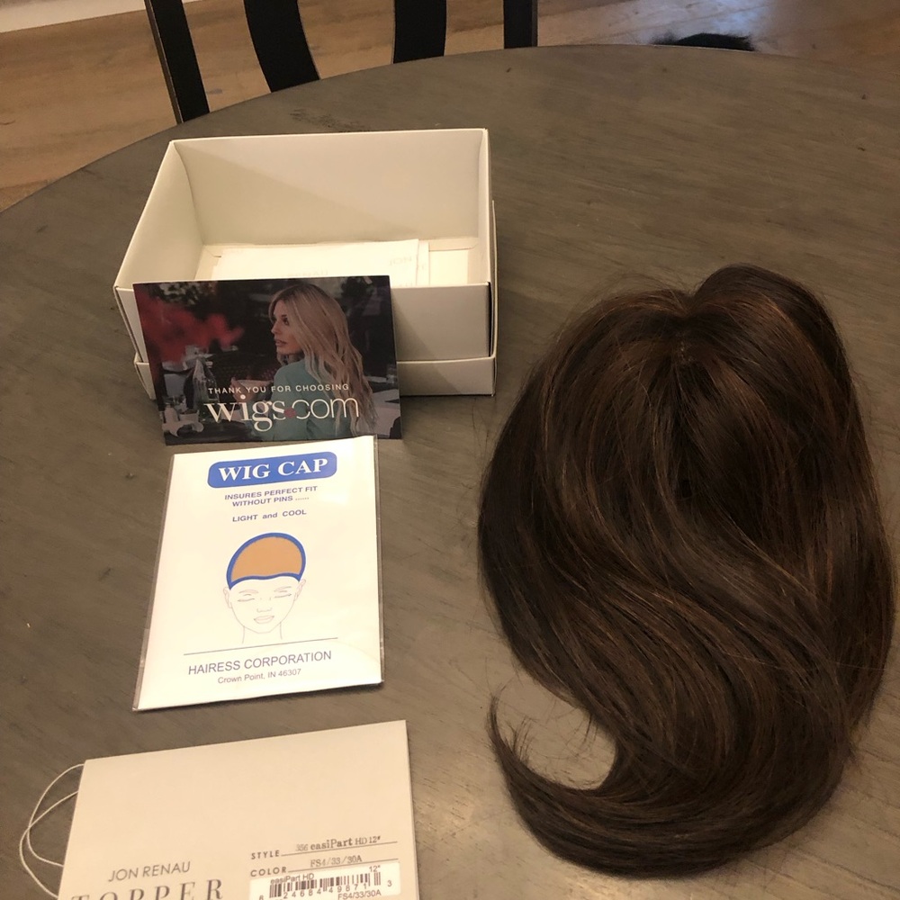 Jon Renau 12inch 356 easiPart Hair Topper
FS4/33/30A MIDNIGHT COCOA - Picture 10 of 12